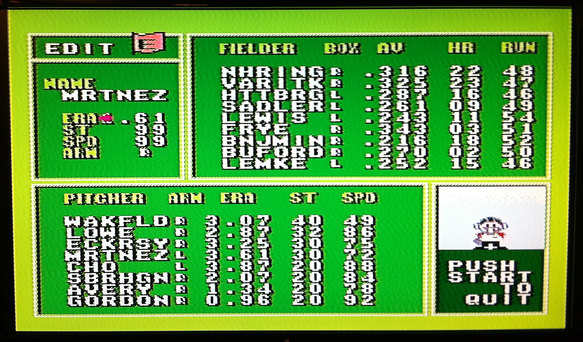 Bases Loaded 3 screen
